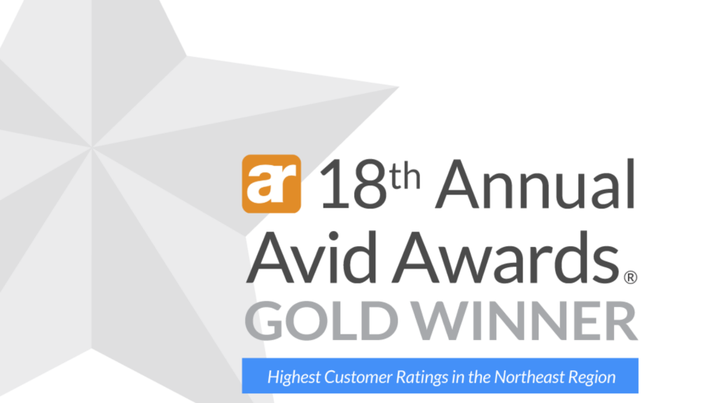 Avid Gold Award Logo S&A Homes